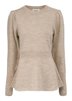 Modström Preloved Hedvig o-neck, varen er en brugt style - Powder Sand< Preloved