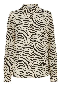 Modström Preloved Ibu print shirt, varen er en brugt style -< Preloved