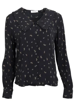 Modström Preloved Idalina print shirt, varen er en brugt style - Irish Bloom< Preloved