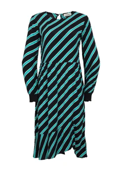 Modström Preloved Monet print dress, varen er en brugt style - Candy stripe< Preloved
