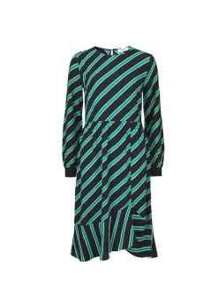 Modström Preloved Monet print dress, varen er en brugt style - Candy stripe< Preloved