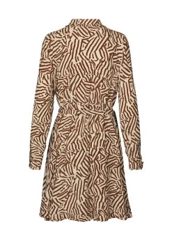 Modström Preloved Nation print dress, varen er en brugt style - Graphic Grid< Preloved