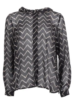 Modström Preloved Nelle print shirt, varen er en brugt style - Graphic Fleur< Preloved