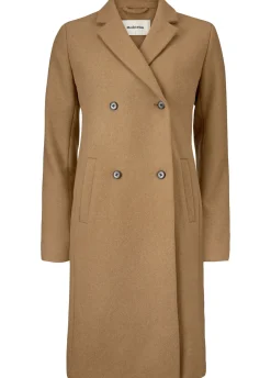 Modström Preloved Odelia Coat, varen er en brugt style - Brown Sugar< Preloved