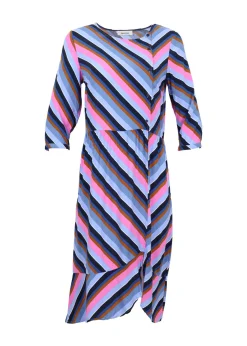 Modström Preloved Rylan print dress, varen er en brugt style - Flash Stripe< Preloved