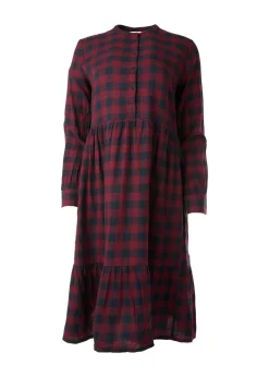 Modström Preloved Sedina dress, varen er en brugt style - Red Check< Preloved