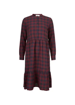Modström Preloved Sedina dress, varen er en brugt style - Red Check< Preloved