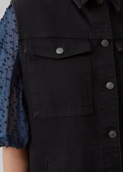 Modström Nour vest - Washed Black< Veste