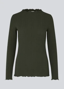Modström OasisMD t-neck - Deep Pine< Toppe