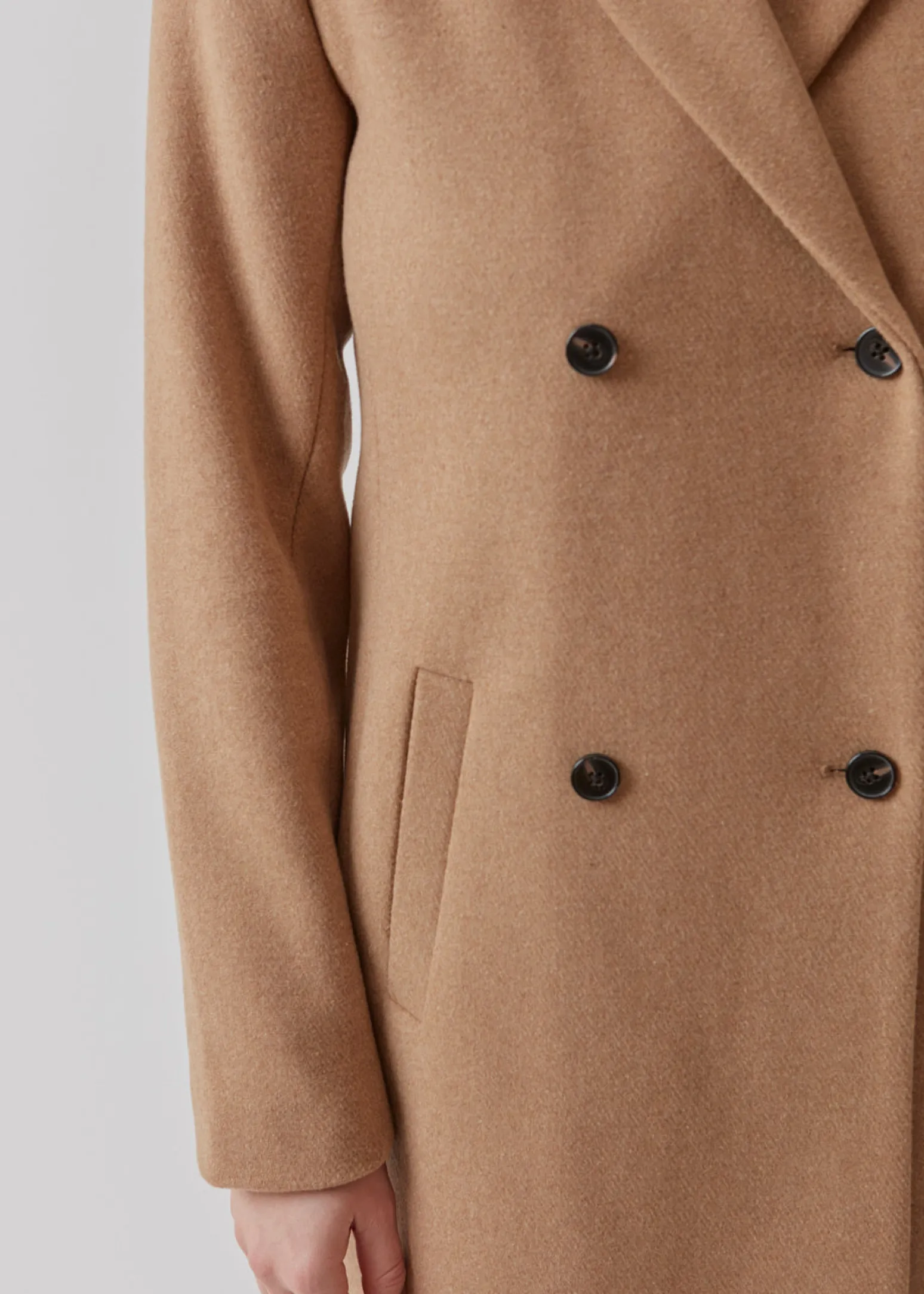 Modström Odelia coat - Brown Sugar< Frakker & Jakker