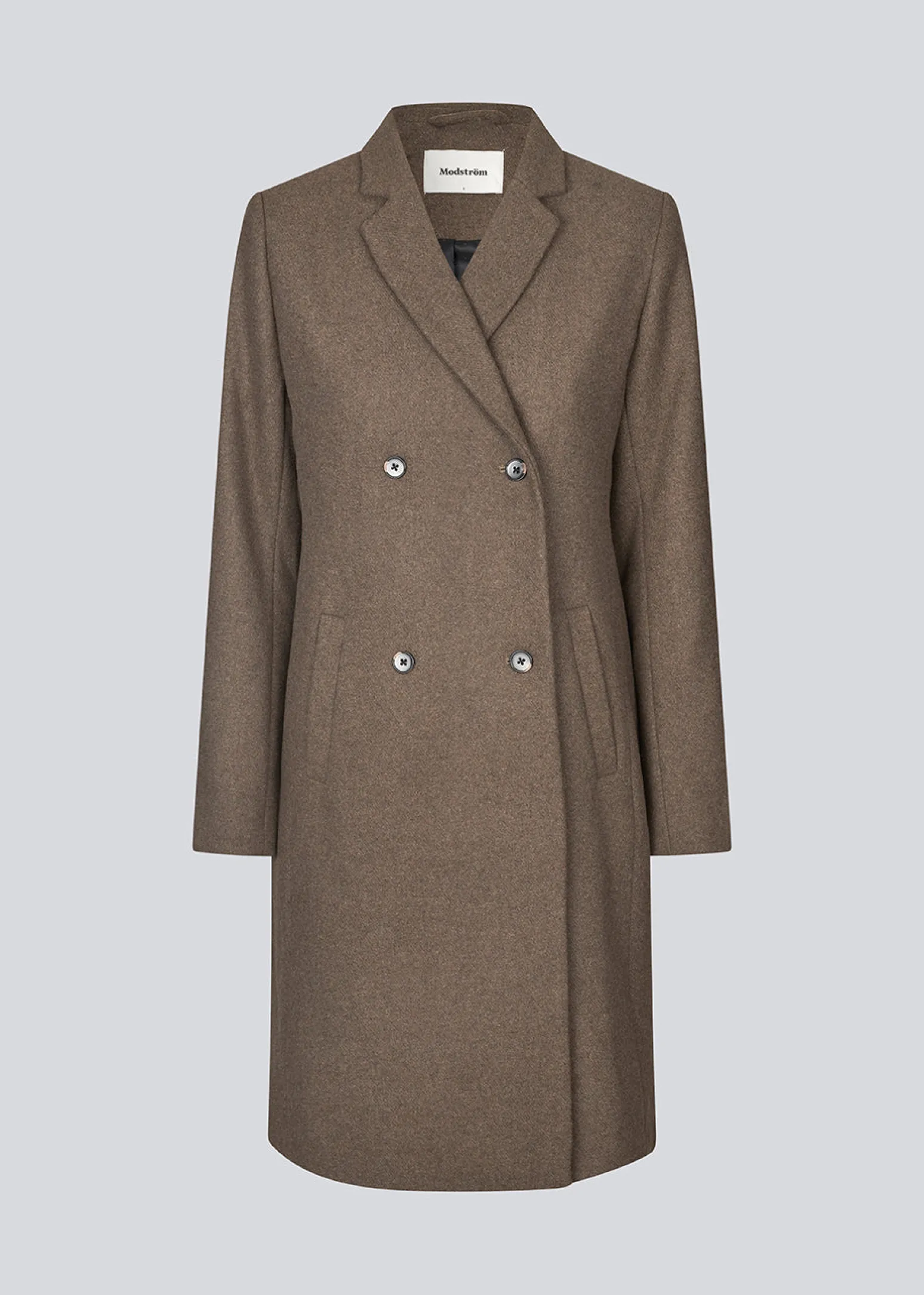 Modström Odelia coat - Espresso Melange< Frakker & Jakker