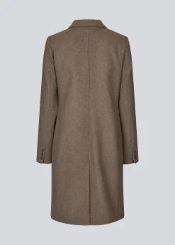 Modström Odelia coat - Espresso Melange< Frakker & Jakker