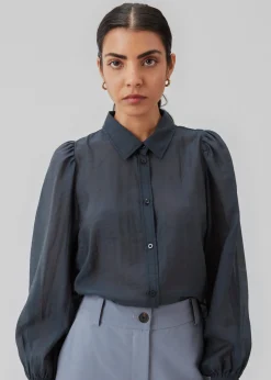 Modström OskarMD shirt - Midnight Blue< Skjorter