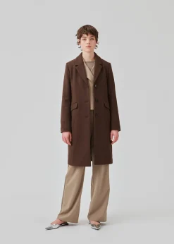 Modström Pamela coat - Dark Coffee< Frakker & Jakker