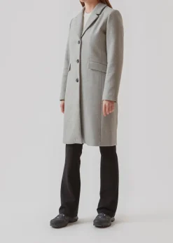 Modström Pamela coat - Grey Melange< Frakker & Jakker