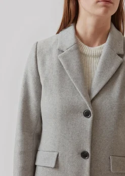 Modström Pamela coat - Grey Melange< Frakker & Jakker