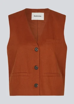 Modström ParkMD vest - Brandy Brown< Jakkesæt|Veste