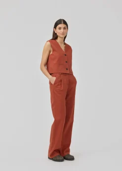 Modström ParkMD vest - Brandy Brown< Jakkesæt|Veste