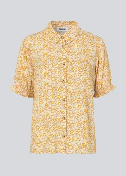 Modström RavenMD print shirt - Bobble Bloom Peach< Skjorter