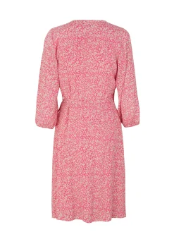 Modström RinnaMD print wrap dress - Taffy Fairytale Flower< Kjoler