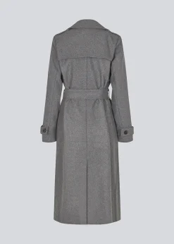 Modström ShayMD coat - Dark Grey Melange< Frakker & Jakker