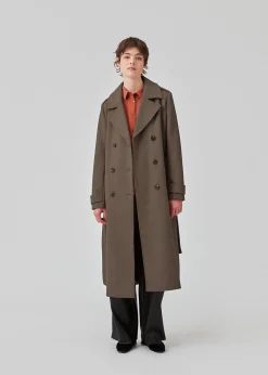 Modström ShayMD coat - Espresso Melange< Frakker & Jakker