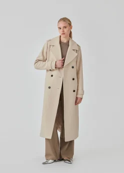 Modström ShayMD coat - Summer Sand< Frakker & Jakker