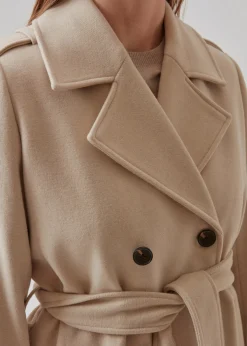 Modström ShayMD coat - Summer Sand< Frakker & Jakker