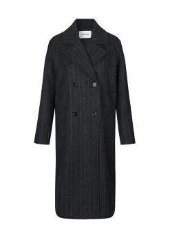 Modström StinnaMD coat - Dark Grey Pinstripe< Frakker & Jakker