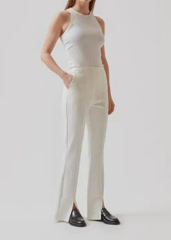 Modström TannyMD slit pants - Off White< Bukser
