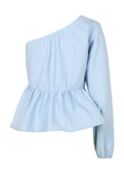 Modström TelmaMD one shoulder top - Celestial Blue< Toppe