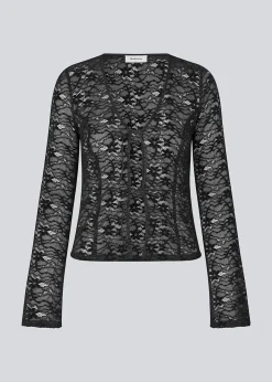 Modström TildeMD ls lace top -< Toppe