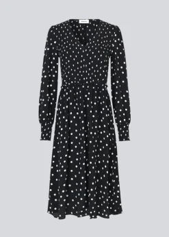 Modström Tomme print dress - Bold Dot Black< Kjoler