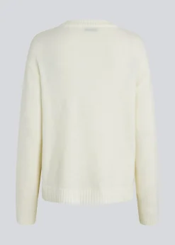 Modström TreeMD o-neck - Off White< Strik & Bluser