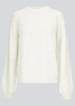 Modström Truce o-neck - Off White< Basic|Strik & Bluser