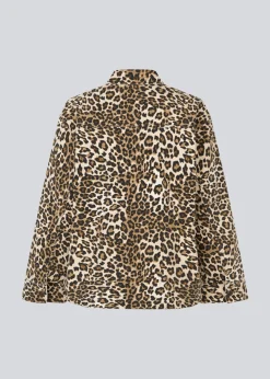 Modström TylinMD print jacket - Leo leo print< Leopard Print|Denim