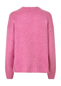 Modström Valentia o-neck - Cosmos Pink< Strik & Bluser